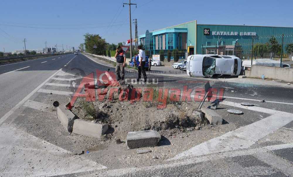 Bayan Sürücü Ölümden Döndü