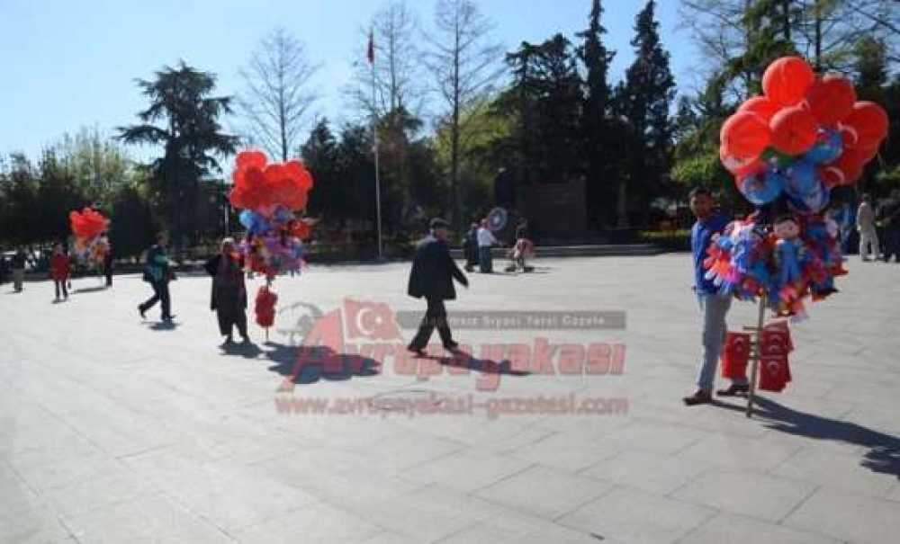 Baloncular 23 Nisan Bayramını Bekledi