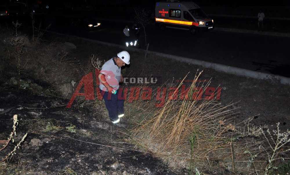 Çorlu'da Yangın Korkuttu