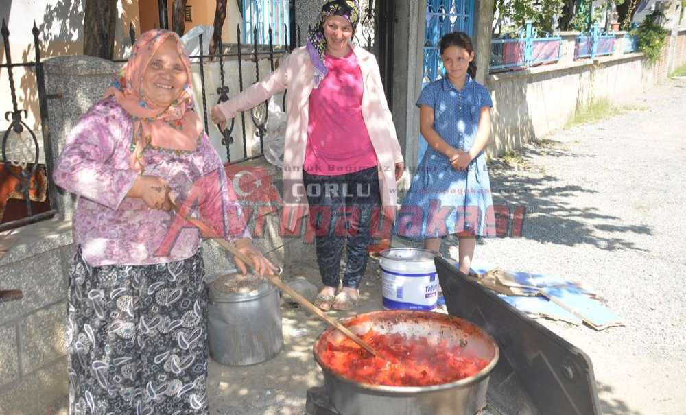 Ergene'de Vatandaşlar Kışa Hazırlanıyor