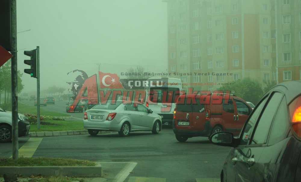 Trafik Yoğunluğu Çorlu'da Hayatı Zorlaştırdı