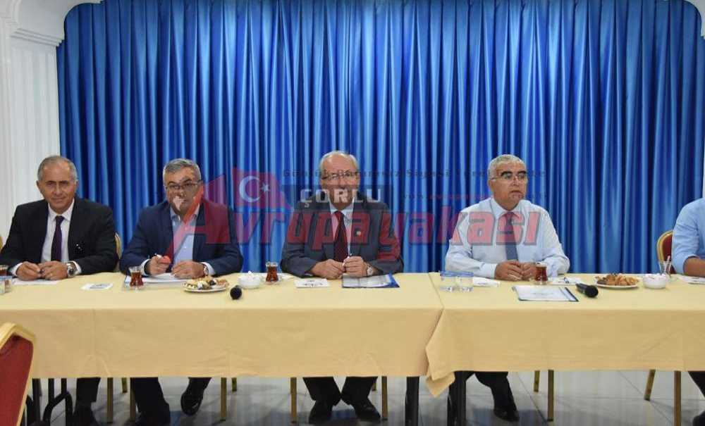 Çorlu'daki Yatırımlar Değerlendirildi