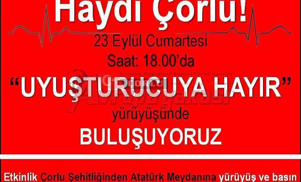 “Uyuşturucu Ile Topyekûn Mücadelenin Fitilini Ateşlemek Istiyoruz”