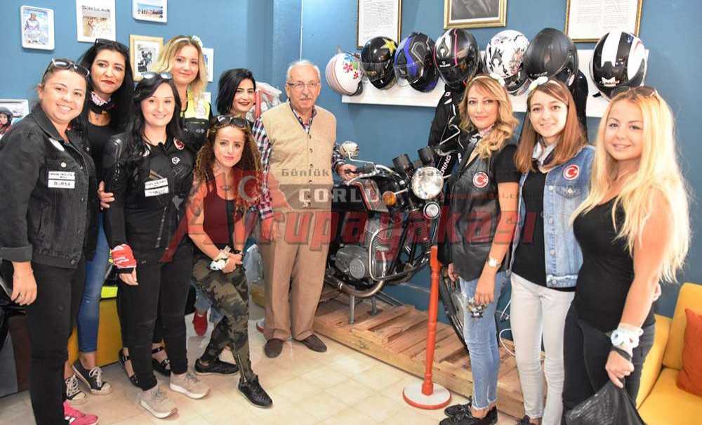Süslü Egzoz Kadın Motosikletliler Kulübü Açıldı