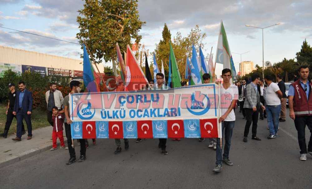 Çorlu`da “Uyuşturucuya Hayır” Yürüyüşü Düzenlendi