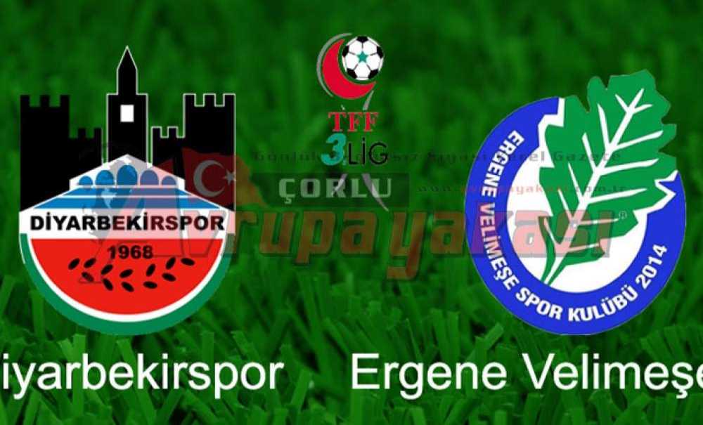Ergene Velimeşespor Zorlu Diyarbakır Deplasmanında