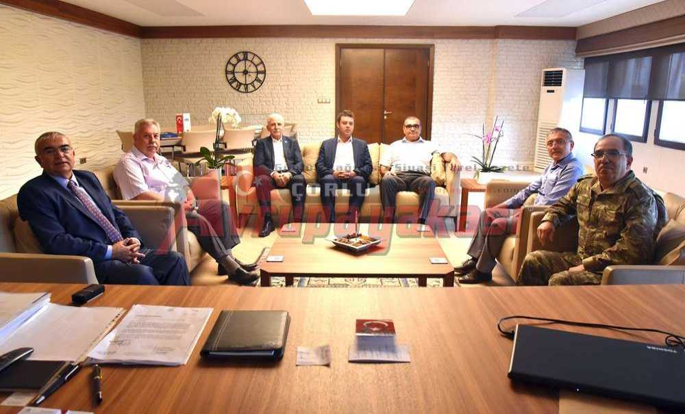 Kolordu Komutanı Yüz'den Başkan Baysan'a Ziyaret