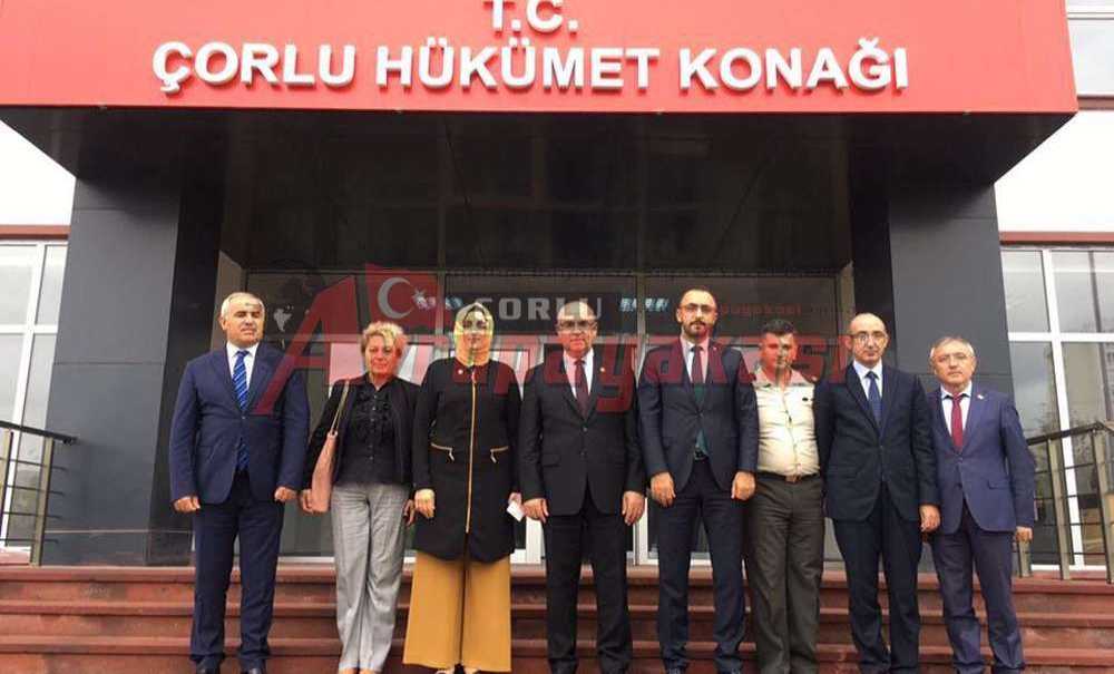 Ak Partili Vekillerden Çorlu Ziyaretleri