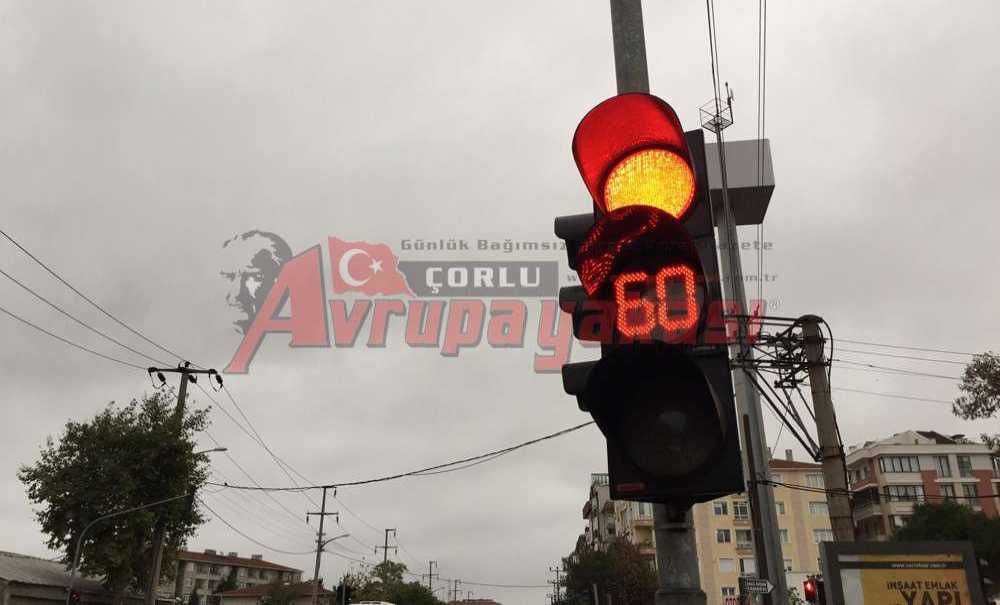Çorlu'nun Trafiği Saniyeler Ile Hesaplandı