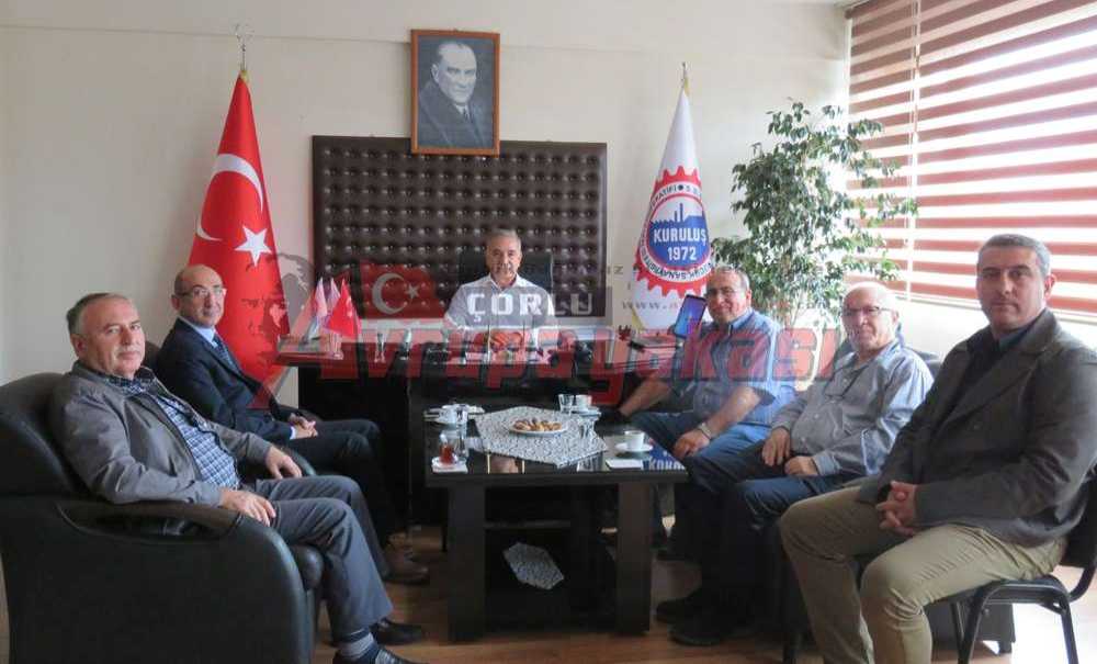 İlçe Emniyet Müdürü Sevinç`ten Yeni Sanayi Yönetimine Ziyaret