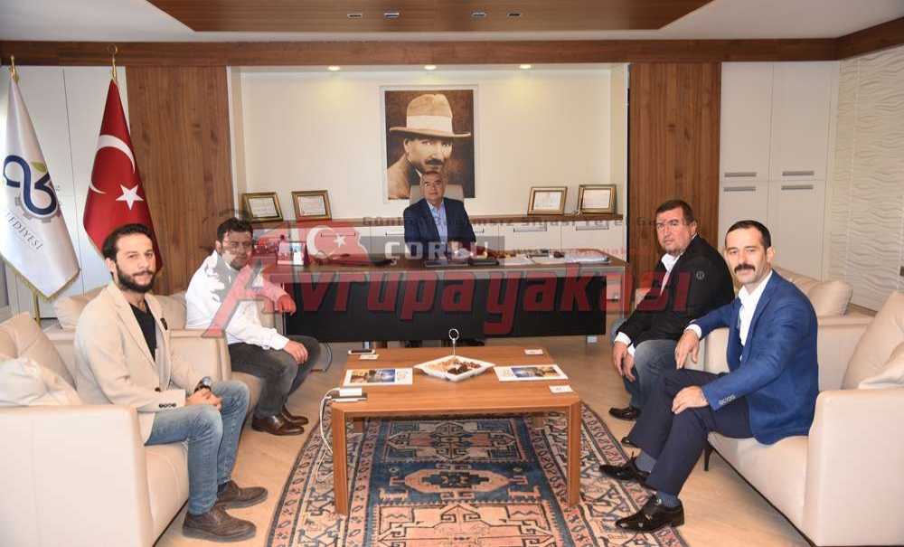 Çorluspor 1947 Yönetiminden Başkan Baysan`a Ziyaret