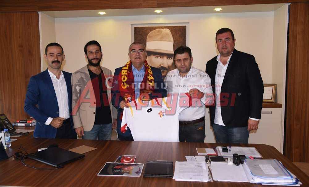 Çorluspor 1947 Yönetiminden Başkan Baysan`a Ziyaret