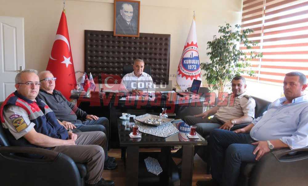 Ergene Jandarmadan Yeni Sanayi Sitesine Ziyaret