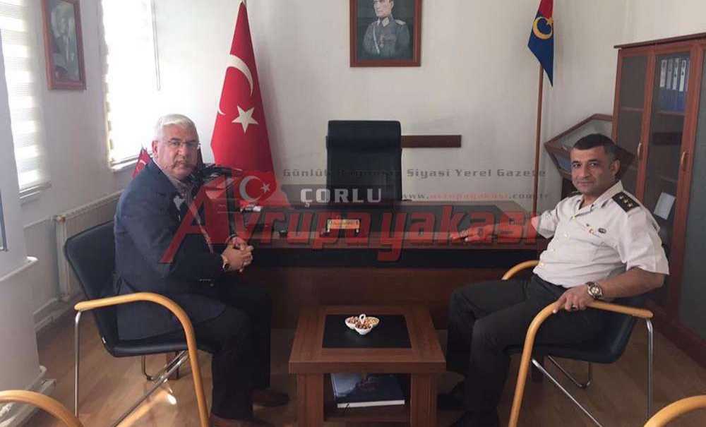 Yüksel`den Jandarma Komutanına Ziyaret