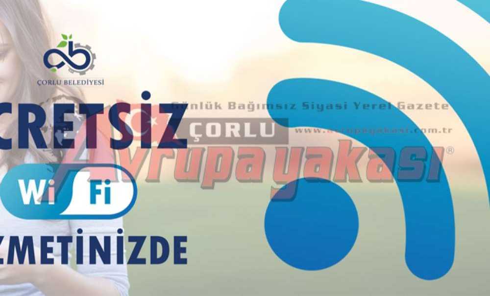Çorlu Belediyesi Ücretsiz Wifi Noktalarını Çoğaltıyor