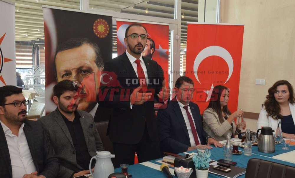 Ak Parti Çorlu Teşkilatı Basınla Buluştu