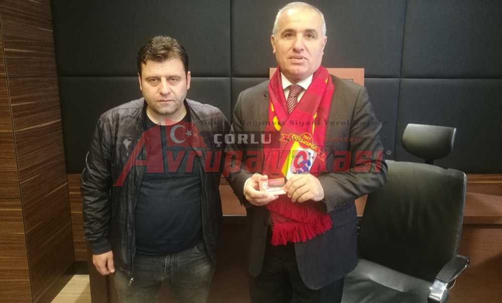 Çorluspor 1947`den Kaymakam Kılıç`a Ziyaret