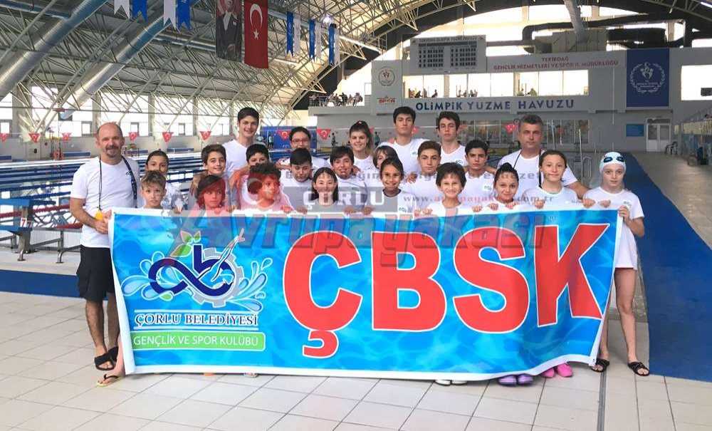 Çorlulu Yüzücülerden Büyük Başarı