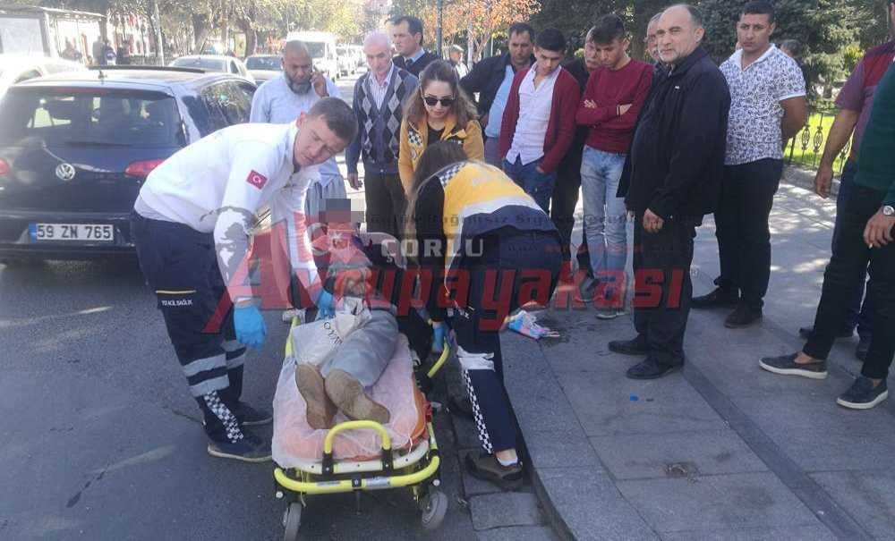 Yaşlı Adama Araba Çarptı