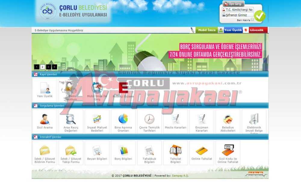 E-Belediye Hizmetleri Artıyor