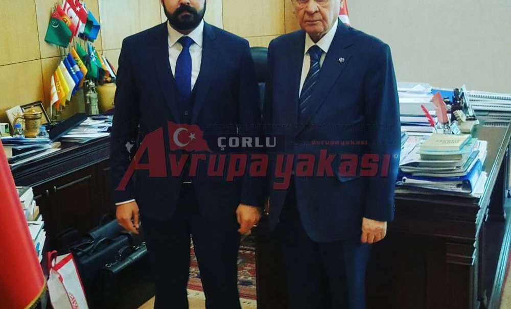 Mhp Çorlu İlçe Başkanı Tırpan'dan, Genel Başkan Bahçeli'ye Ziyaret