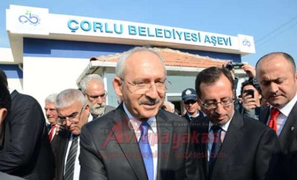 Çorlu Belediyesi Aşevini Kemal Kılıçdaroğlu Açtı