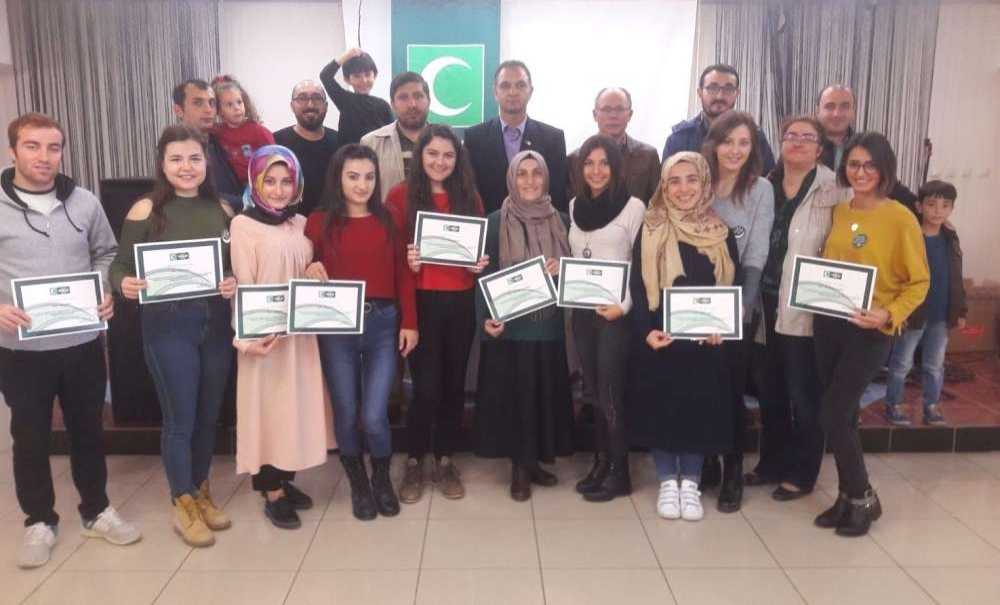 Bağımlılıkla Mücadele Eden Gençlere, Belgeleri Verildi