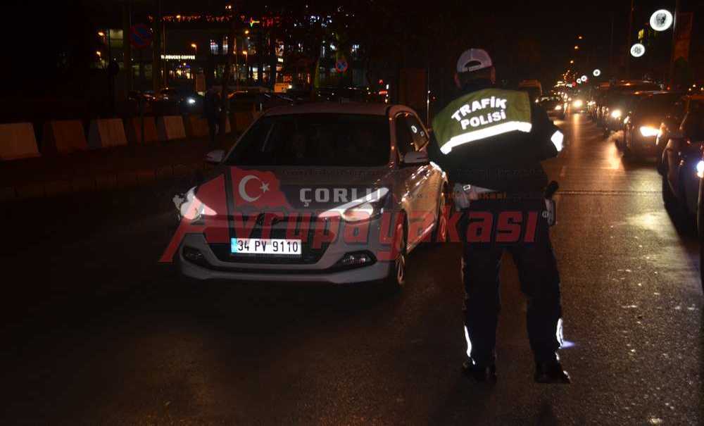 Çorlu Emniyetinden Trafik Uygulaması