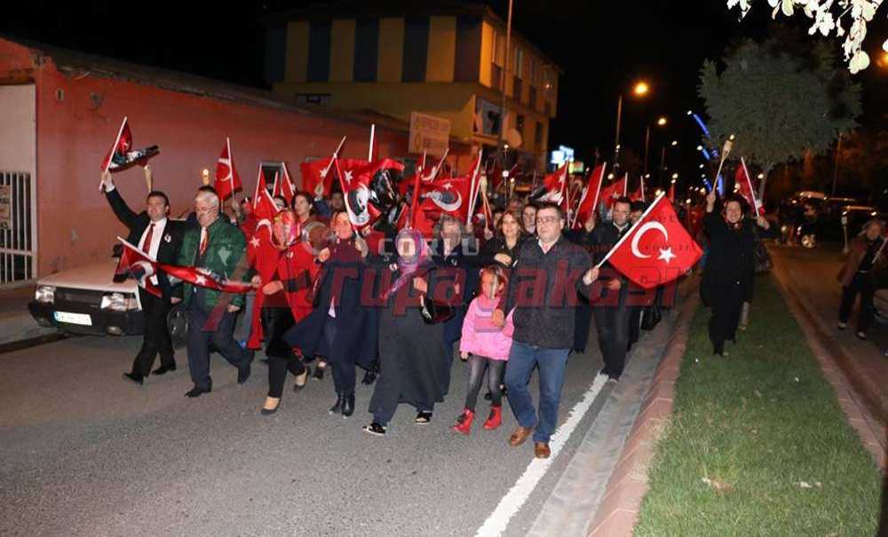 Cumhuriyet Bayramı Ergene'de Coşkuyla Kutlandı