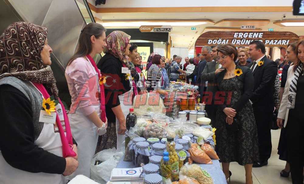Ergene Doğal Ürünler Pazarı Açıldı