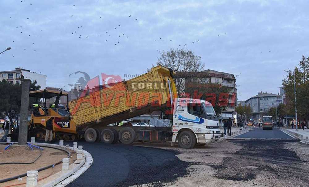 Kumyol Caddesi'nde Çalışmalar Sona Erdi