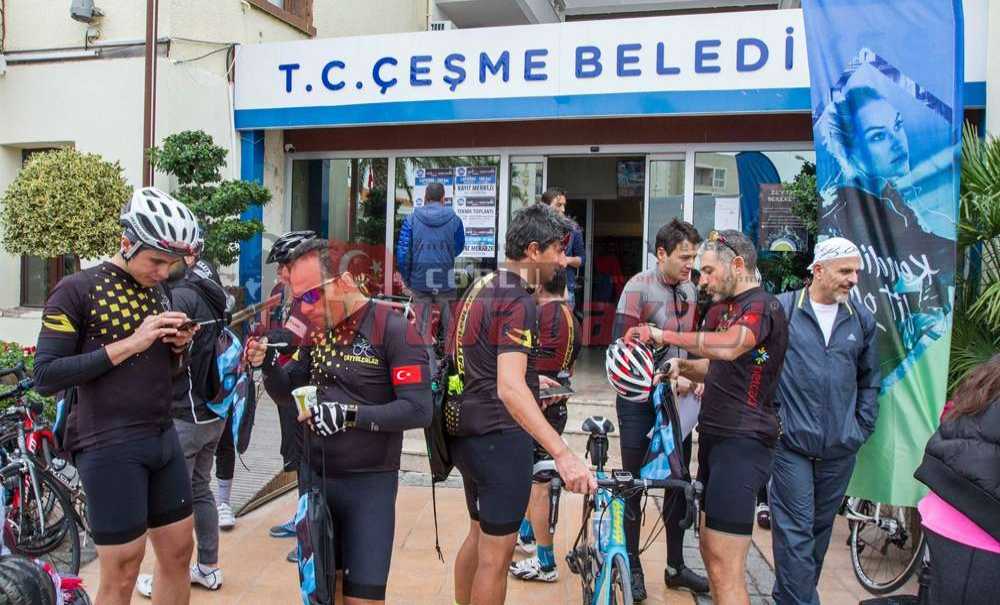 Çorlulu Bisiklet Severler Çeşmede Pedal Bastı