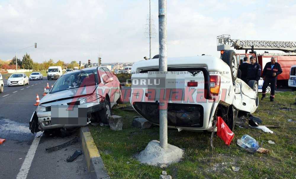 Ergene'de Kaza: 4 Yaralı