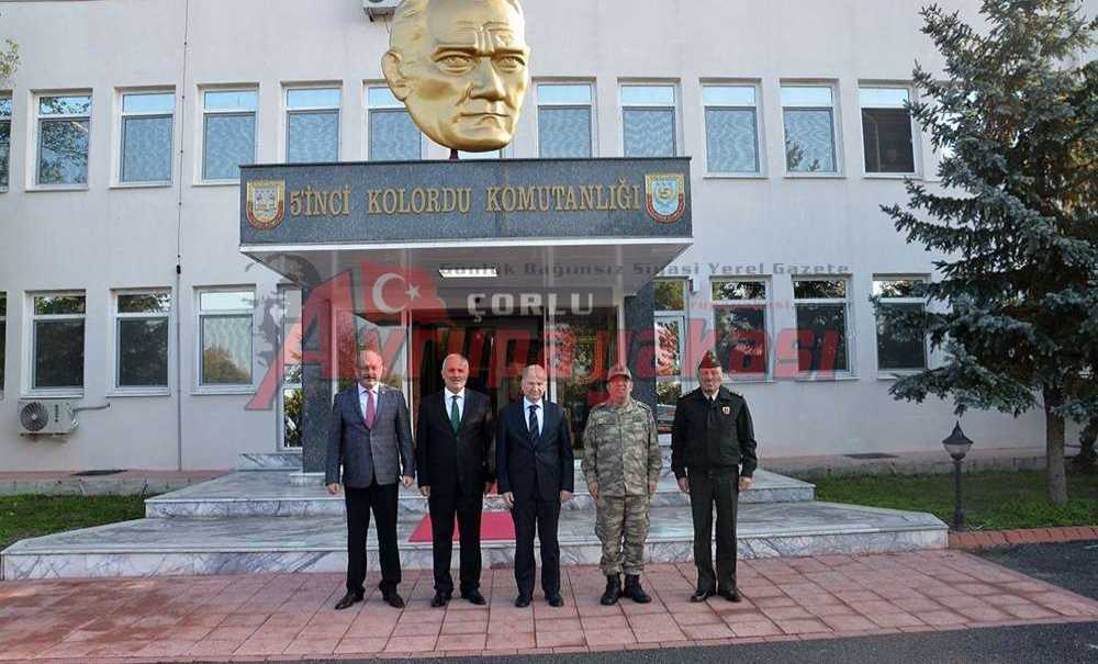 Vali Ceylan'dan 5. Kolordu'ya Ziyaret