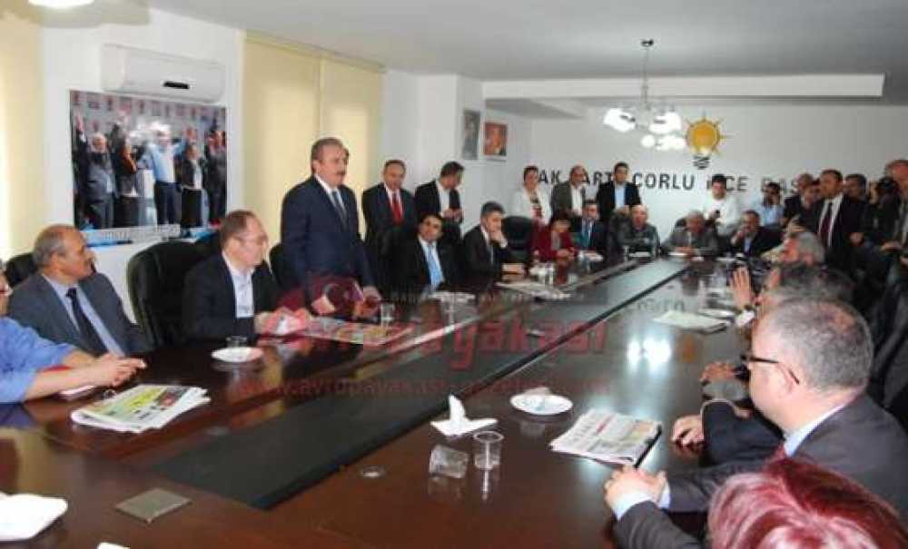 Ak Parti Genel Başkan Yardımcısı Şentop Çorlu'da