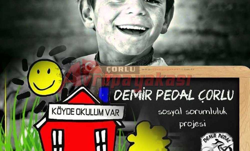 Demir Pedallar Köy Okullarına İçin Dönüyor