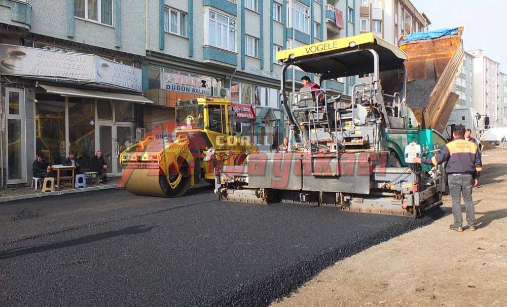 Ruşenler Sokak Asfaltlandı