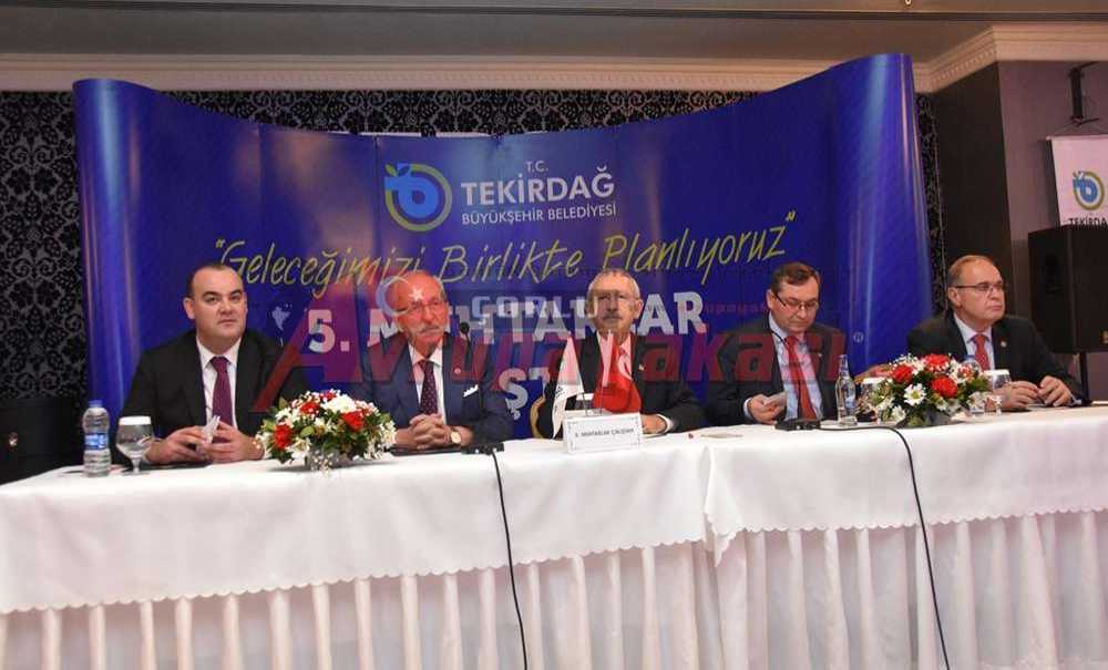 Kılıçdaroğlu Çorlu'da Muhtarlar Çalıştayına Katıldı