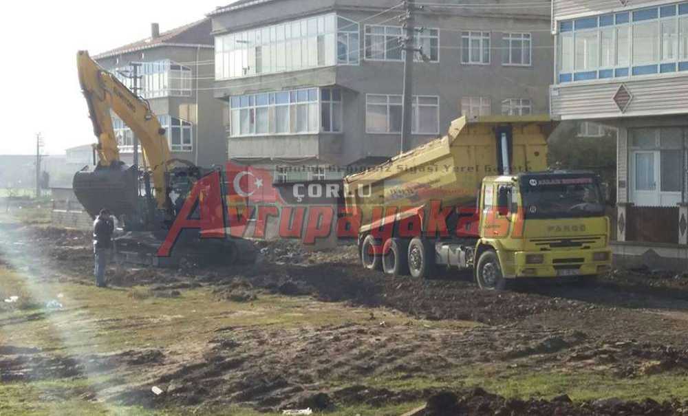 Ergene'de Yol Çalışmaları Devam Ediyor