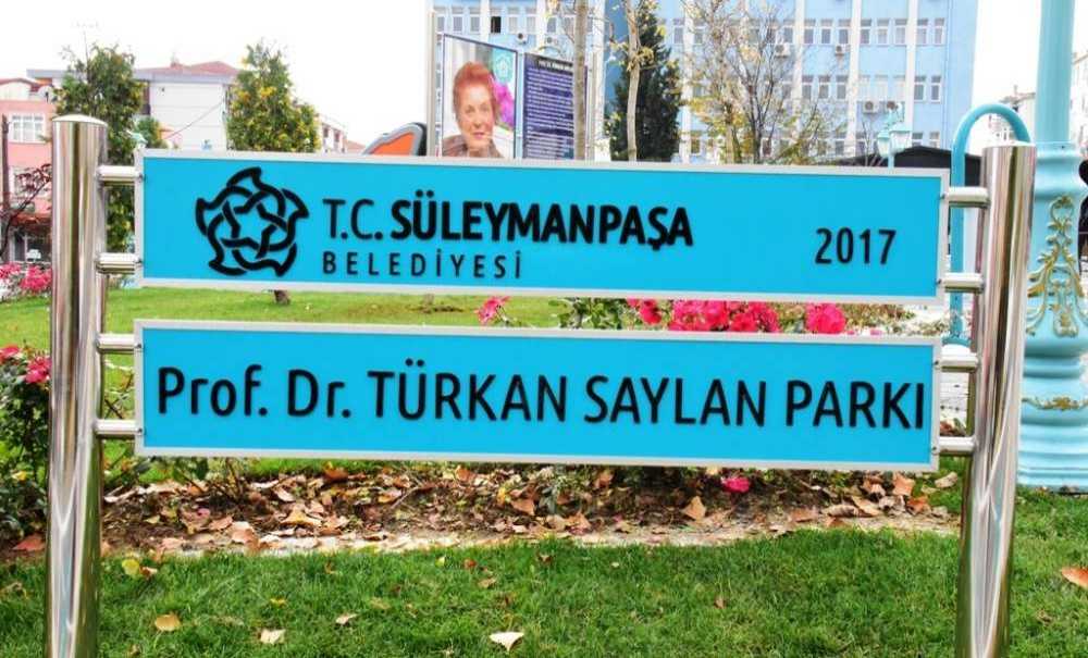 Prof. Dr. Türkan Saylan Parkı 24 Kasım'da Açılacak