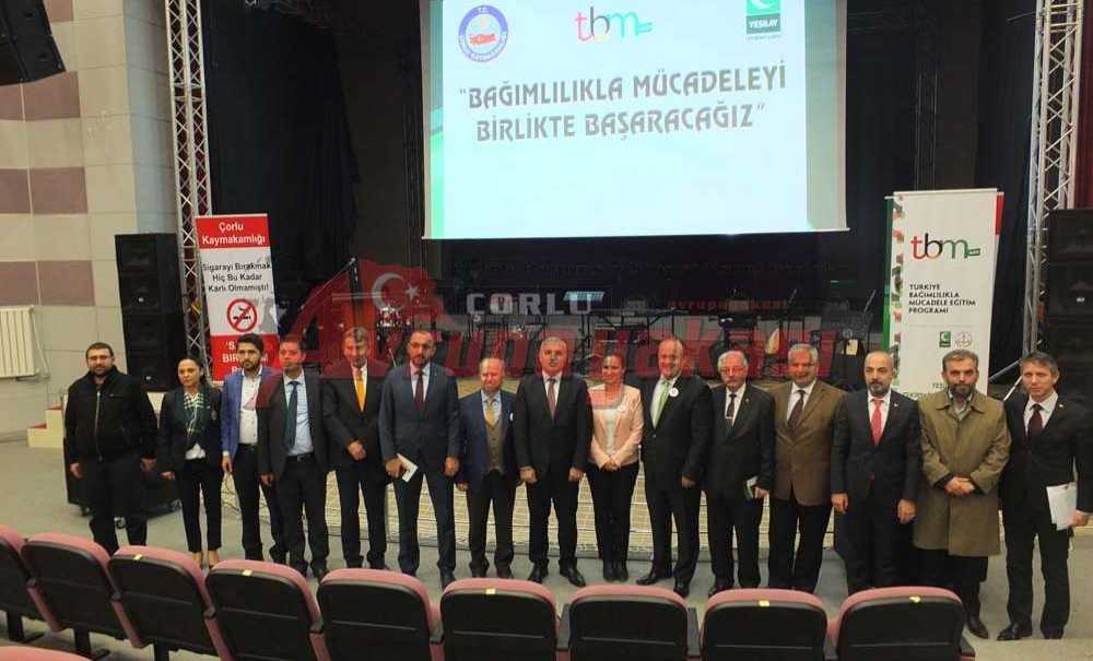 Çorlu Kaymakamlığı Ve Yeşilay`dan Anlamlı Toplantı