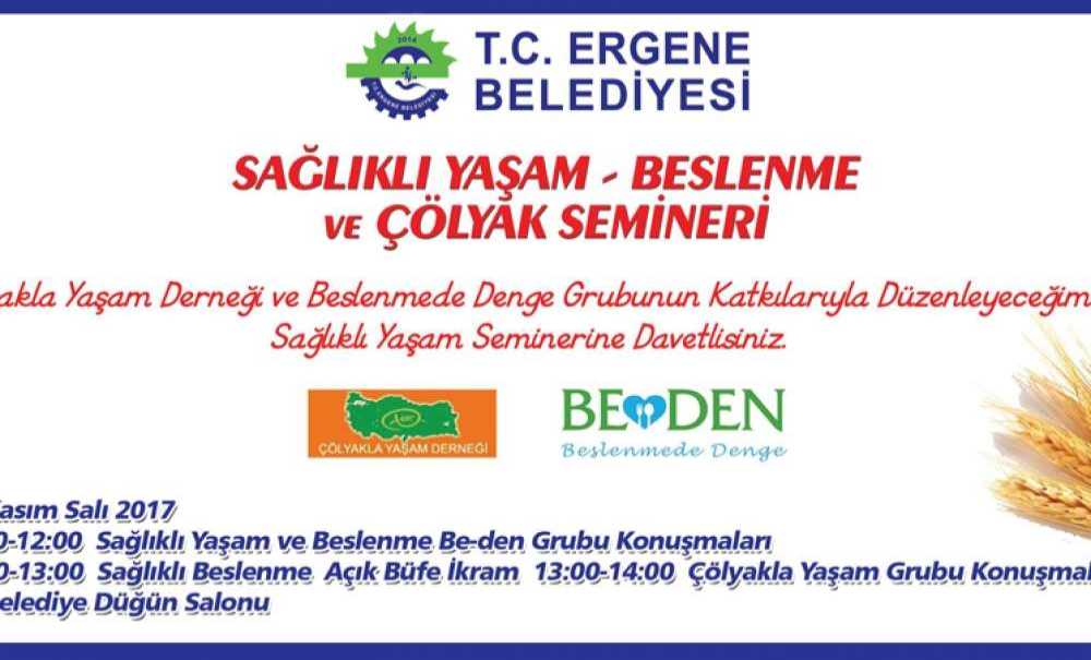 Ergene'de Sağlıklı Yaşam Semineri