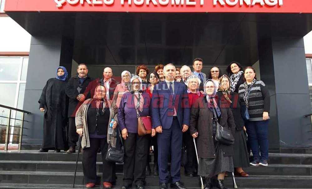 Şehit Ailelerinden Kaymakam Kılıç`a Ziyaret