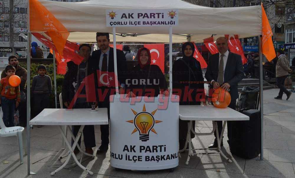 Ak Parti'den Üye Standı