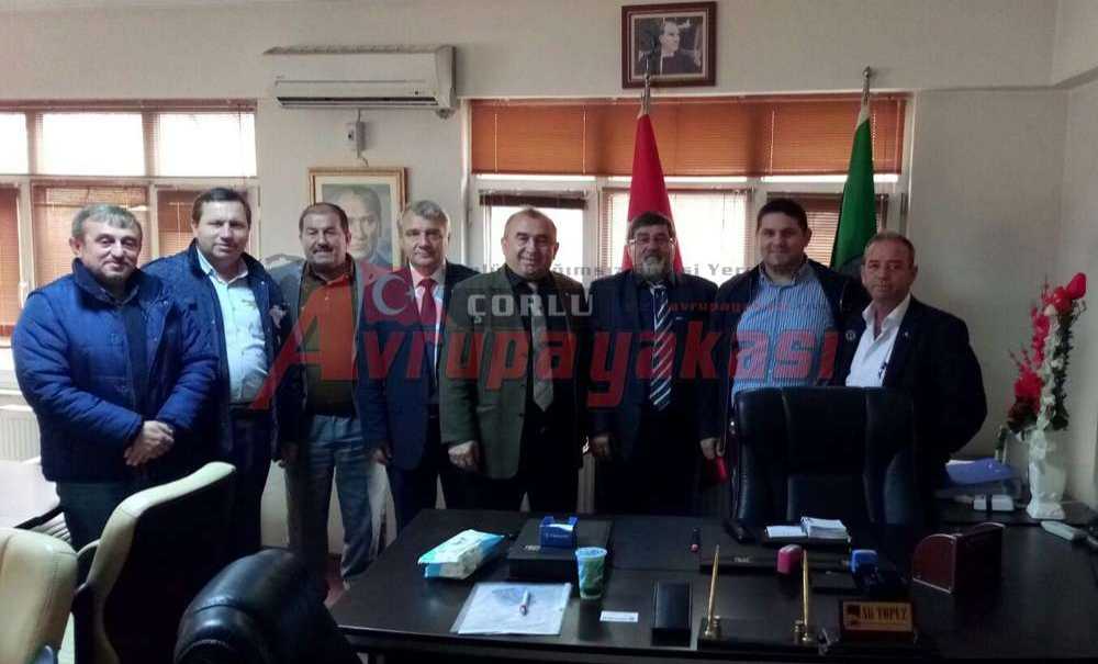Çorlu Muhtarlar Derneği'nden Çorlu Ziraat Odası'na Ziyaret