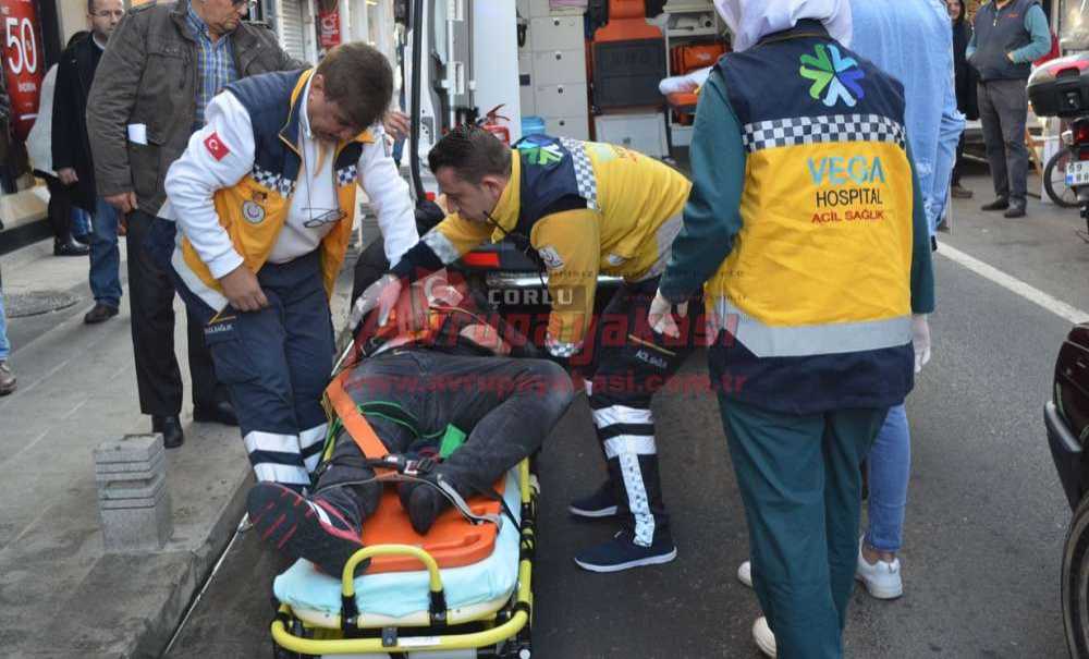 Kumyol Caddesinde Trafik Kazası 1 Yaralı