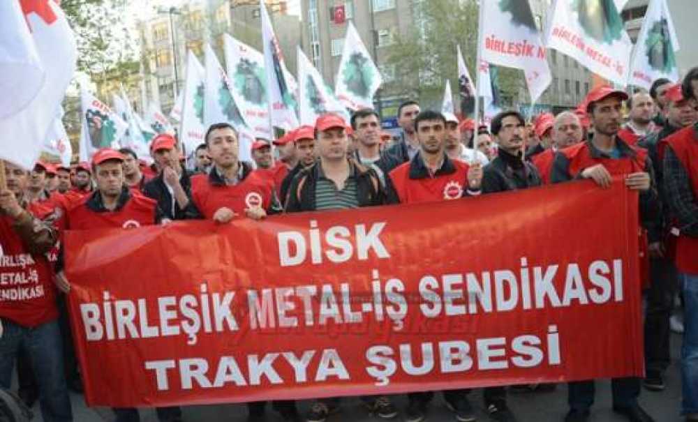 Metal İşçileri Meydana İndi