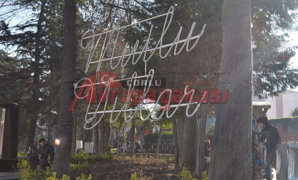 Çorlu Belediyesi Yılbaşına Hazırlanıyor