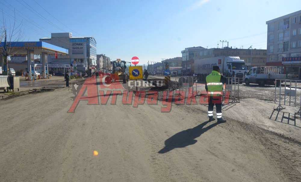 Yol Çalışması Kısmen Başladı