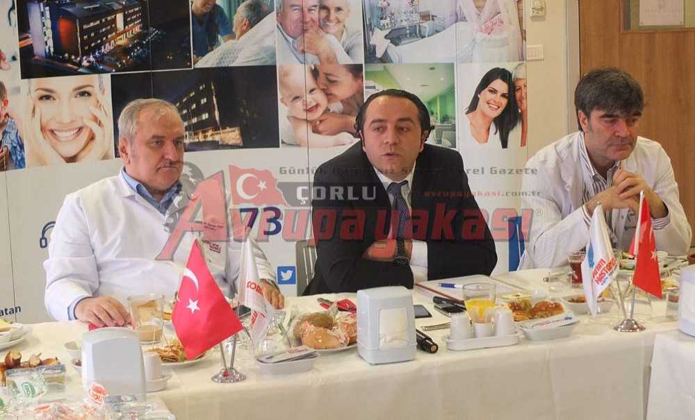 Özel Çorlu Vatan Hastanesinde Gazeteciler Günü Kutlaması